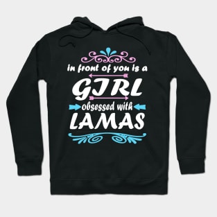 Llamas wool alpaca gift girls sayings Hoodie